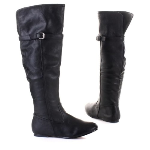 Damen Schuhe, Stiefel, 0250, Synthetik in hochwertiger Leder Optik, Schwarz, Gr 41