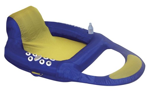 Kelsyus Deluxe Floating Lounger with Splash FX Radio