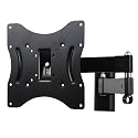 VideoSecu Articulating LCD LED TV Wall Mount Full Motion Tilt Swivel Mount Bracket for 22" to 37" Flat Screen with VESA 100 200 Mount Pattern 1XE