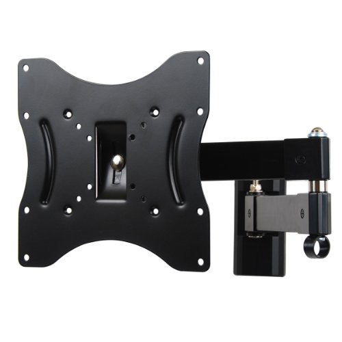 VideoSecu Articulating LCD LED TV Wall Mount Full Motion Tilt Swivel Mount Bracket for 22 to 37 Flat Screen with VESA 100 200 Mount Pattern 1XE