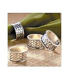 WEAVE NAPKIN RING SET OF 4