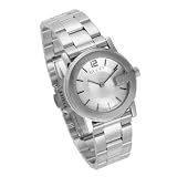 Gucci Ladies Silver-Tone G-Round Bracelet Watch #YA101506 by Gucci