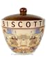 Large Italian Tuscan Biscotti Cookie Jar / Kitchen Decor