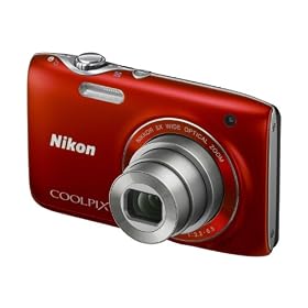 Nikon Coolpix S3100 Digital Camera - Red (14MP, 5x Wide Optical Zoom) 2.7 inch LCD
