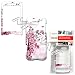 White with Pink Spring Flowers Design Snap-On Cover Hard Case Cell Phone Protector for HTC G1 Google Dream