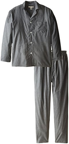 Geoffrey Beene Men's Big-Tall Broadcloth Pajama Set