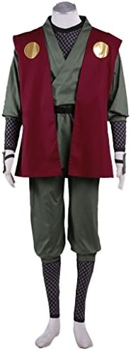 Koveinc Naruto Cosplay Costume Jiraiya -Male-X-Large