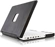 Case-Mate 13" Signature Suit MacBook Laptop Carrying Case in Italian Leather over Hard Shell, Phantom Black (04515)