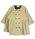 キッズズー Kid's Zoo ノーカラートレンチコート 80cm BE