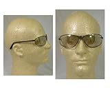 UVEX S2454 TOMCAT EYEWEAR WITH GUNMETAL FRAME MIRROR-50 LENS