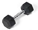 J Fit 10-Pound Rubber Hex Dumbbell