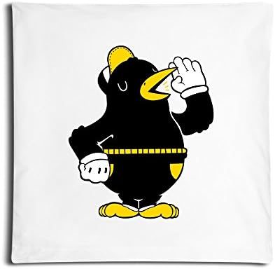 GUQY Black And Yellow Chicken Pillow?and?Case With Zipper One Size (One Side)
