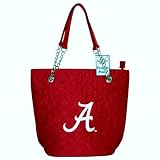 University of Alabama Crimson Tide Embroidered Quilted Purse Handbag w/Chain