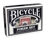 Bicycle Poker Dealer Set - Zwei Standard 808 Rider Back Decks, 200 Chips und Dealer Button