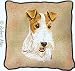 Fox Terrier (Wirehaired) Woven Lap Square (Throw Blanket)