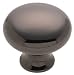 Amerock Anniversary 1-3/16-Inch Diameter Knob, Black Nickel #BP853-BN
