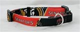 Ottawa Senators NHL Pet Collar Adjustable 1" Web (X-Large)