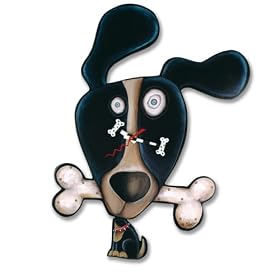 Bobble Dog Clock by Allen Designs