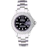 DIMA - Platinum Series Pitch Black Dial 25 Jewel Automatic Watch Ladies by DIMA