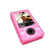 Microsoft Zune Mp3 Silicone Skin Case - Clear Pink
