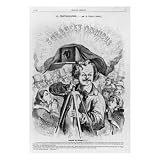 La Photographie, Nadar Le Grand ," Caricature from "Le Journal Amusant," 1861 Giclee Poster Print by Alfred Grevin, 18x24