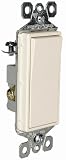 Trademaster 3-Way 15 Amp 120/277-Volt Decorator Switch, Light Almond #TM873LACC