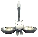 A di Alessi Tigrito Cat Bowl, Grey, (AMMI09 G)