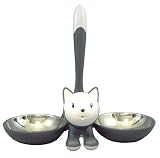 A di Alessi Tigrito Cat Bowl - Grey