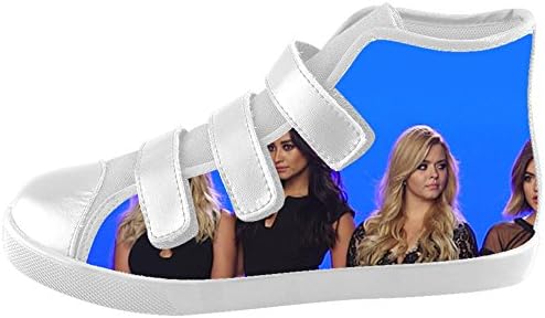 GDOKONW Customize Pretty Little Liars Velcro Kids Canvas Shoes Girls Boys Unisex