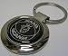 Saab Scania Polished Metal Car Keyring Fob Mirror Effect Key Ring