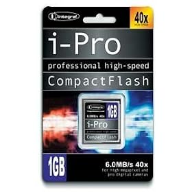 Integral i-Pro - Flash memory card - 1 GB - 40x - CompactFlash