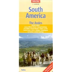Nelles Map South America: The Andes (Landkarte) 1 : 4 500 000. Special Maps: Cusco / Machu Picchu, Around Santiago. City Maps: Central Bogot�, Quito, La Paz, Central ... La Serena, Central Santiago