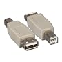 USB A Female to B Male Adapter