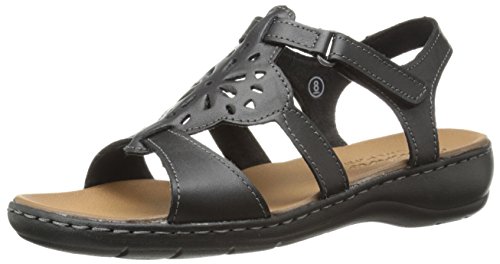 Skechers Women's Passenger Dress Sandal, Black, 8 M US