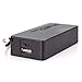 USB 5V Mobile Power Bank Charger Pack Box Case for 2x 18650 Rechargeable Battery,Black