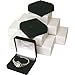 12 Black Flocked Watch & Bracelet Jewelry Gift Boxes