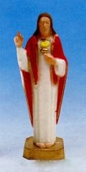 Religious Statue - Sacred Heart of Jesus - 2 1/2" Height - Magnetic and Adhesive Base