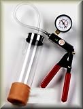 Professional Magnum Men's Personal Vacuum Penis Pump Enlarger with Easy Read Pressure Gauge
