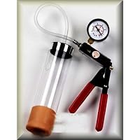 Professional Magnum Men's Personal Vacuum Penis Pump Enlarger with Easy Read Pressure Gauge