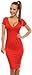 Glamour Empire Women's Short Sleeve Jersey Pencil Casual Work Office Dress 573