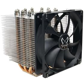Scythe NINJA 2 Heatpipe Copper CPU Cooler for Intel Socket LGA775/T, 478 and AMD Socket 939, 940, AM2, AM2+ with Ultra-Quiet Slip Stream Fan: SCNJ-2000 (Retail)