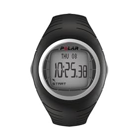 Polar F4 Men’s Heart Rate Monitor Watch (Black Thunder)
