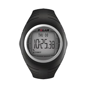 Polar F4 Men's Heart Rate Monitor Watch (Black Thunder)