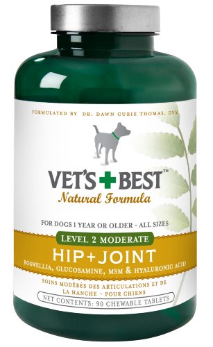Vet's Best Level 2 Moderate Hip and Joint, 90 Tablets