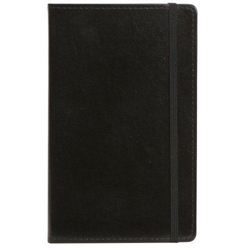 Markings by C.R. Gibson Black Bonded Leather Address Book, New, Free