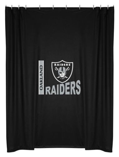 Oakland Raiders NFL Shower Curtain (72x72)