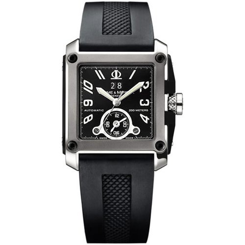 Baume & Mercier Mens Hampton Square Titanium Watch #8749