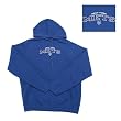 New York Mets MLB "Goalie" Hooded Sweatshirt (Dark Royal Blue)