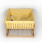 Laufgitter klappbar 100x100 inkl.gelber Einlage