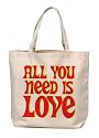 "All You Need Is Love" Canvas Tote Bag